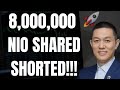  8000000 nio shares shorted nio stock analysis  predictions 