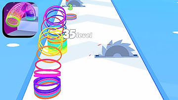 Level Up Slinky ​- All Levels Gameplay Android,ios (Part 1)