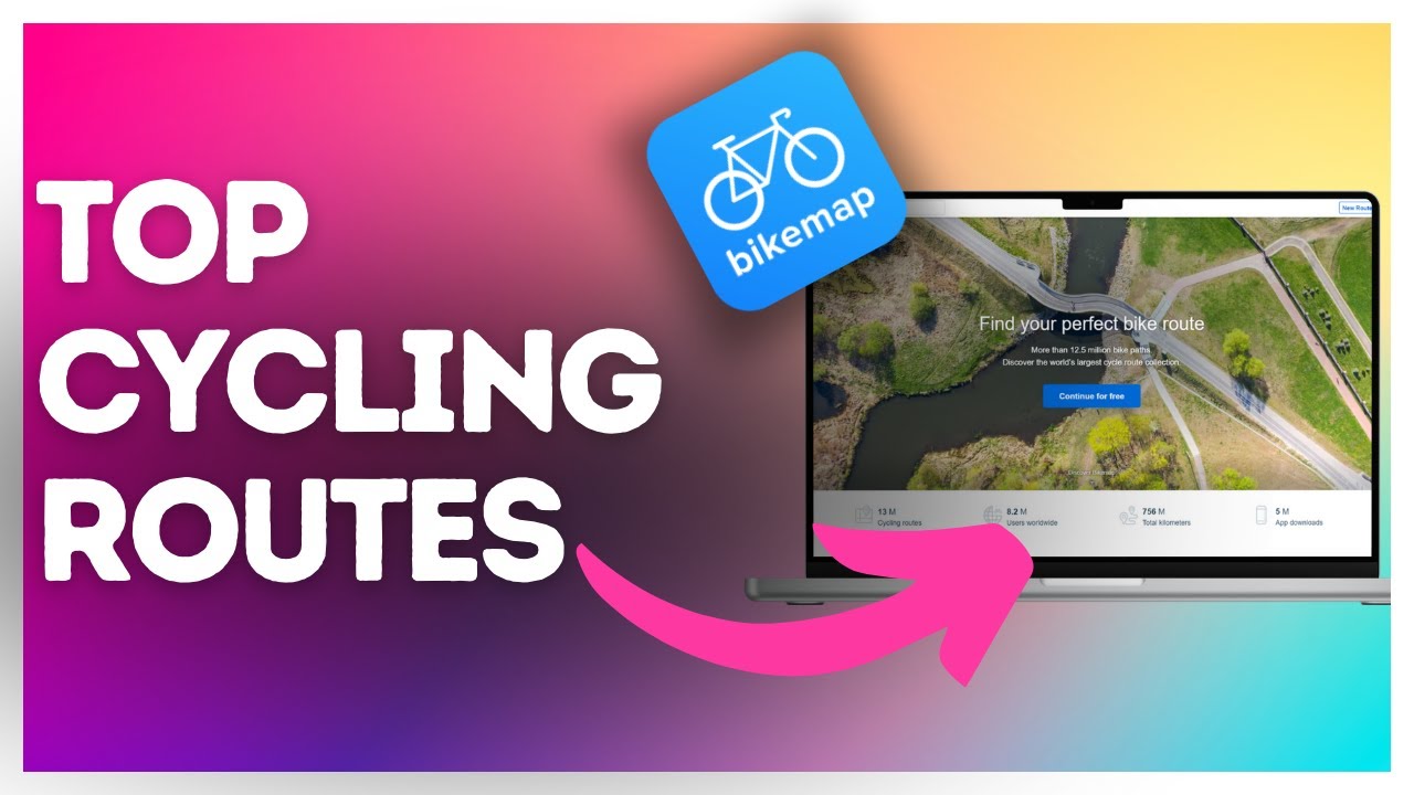 How to check the top cycling routes on Bikemap.net?