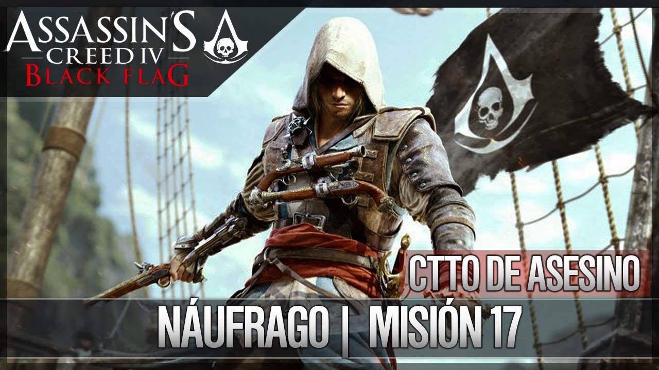 dlcl stanford Assassin's Creed 4 Black Flag | Walkthrough | Contrato de Asesino | Náufrago |17| 100%