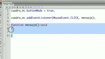 Agregar funcionalidad a un botón en Flash con ActionScript 3