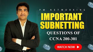 Important Subnetting Questions Of CCNA 200-301 Exam | Learn Subnetting #subnetting