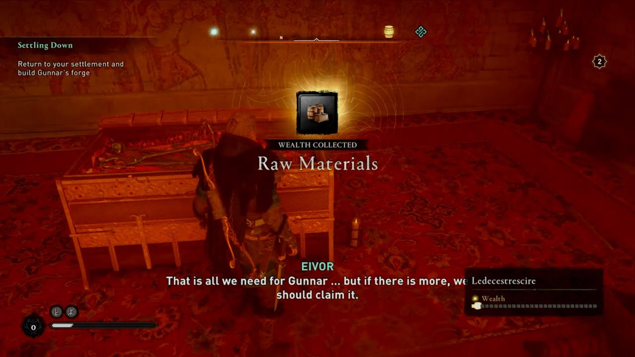 ALCESTRE MONASTERY RAID WALKTHROUGH RAW MATERIALS SUPPLIES Assassin's Creed® Valhalla