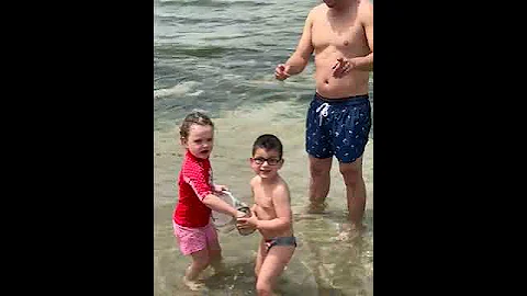 First beach day