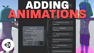 Adding Animations  | Blend Trees, Layers, & Animation Rigging  3rd Person Shooter  Unity Tutorial