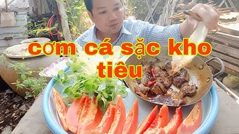 bữa cơm đạm bạc cá sặc kho tiêu #monanngon #cá