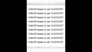 Knife MV Teaser Jan 14 10:00 pm KST #enhypen #enhypenmembers #kpop
