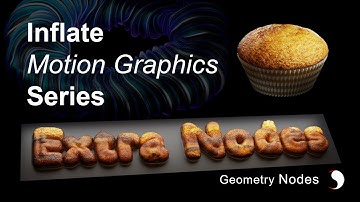 🚀Inflate Any Mesh! Motion Graphics Series with Extra Nodes in Blender 4.5 || Chapter 1