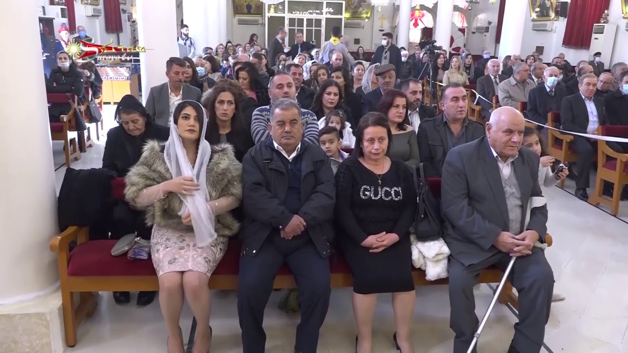 نقلاً عن قناة Suroyo TV Syria رسامة الشماس الأكليريكي الأنجيلي آحو ابراهيم كاهناً.