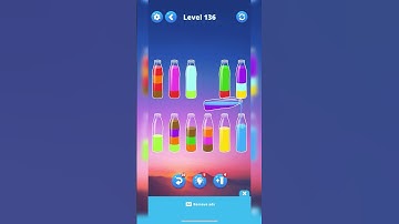 Stage 136 | How to Play Water Sort Puzzle Game 2024 | IQ Game #howtoplay #watersortpuzzlegames #game