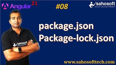 package and package lock json file in Angular 21 | Angular 21 Tutorials in Hindi