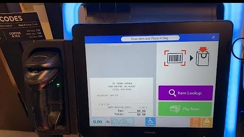 Toshiba self check out at Wegmans Burlington, MA ￼