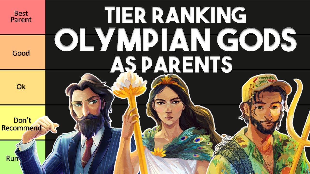 Рейтинг: Двенадцать олимпийцев (Кто лучший родитель?)