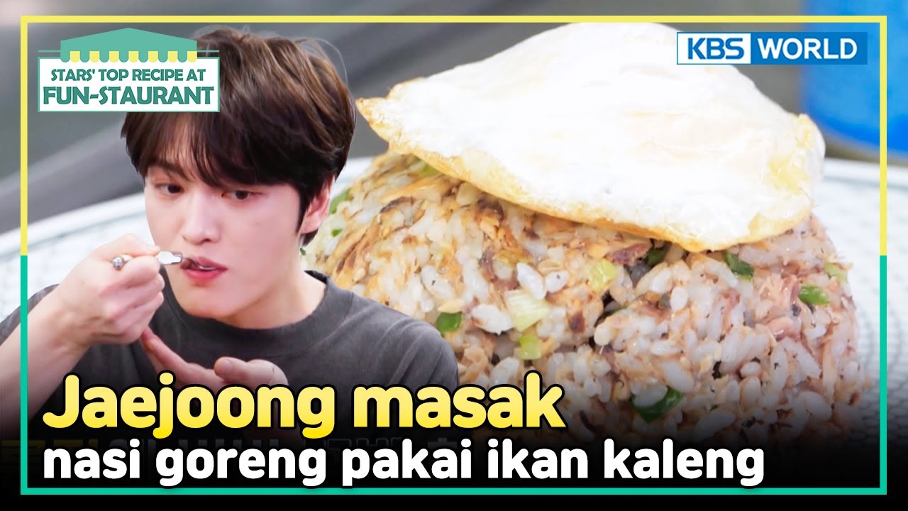 [IND/ENG] Suka masakan praktis, Jaejoong masak nasi goreng ikan | Fun-Staurant | KBS WORLD TV 240819
