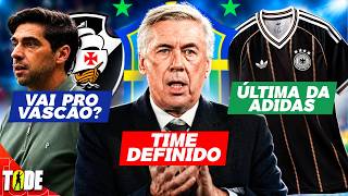 ANCELOTTI DEFINE O NOVO BRASIL l ABEL FERREIRA NO VASCO? l ALEMANHA LANÇA CAMISA ABSURDA