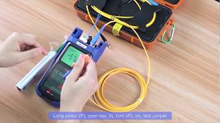 How to use Optical Power Meter & Visual Light Source Orientek TPV 53