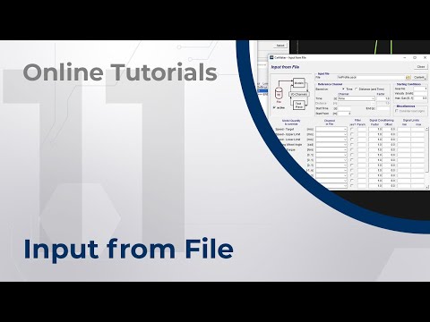 Online Tutorials - 11 - Input from File