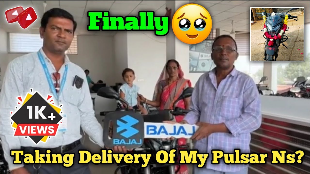 Finally!❣️ Taking Delivery Of My New Pulsar Ns?🤔 
