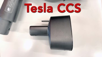 A quick look at the new Tesla CCS adapter