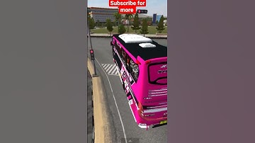 #shorts | JetBus 3+ Airsus Blackpink bus mod for bussid | beautiful City | Android game | 3d game