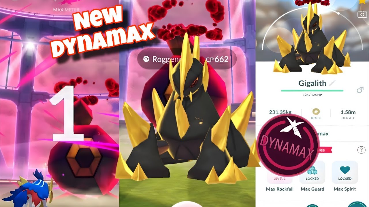 OMG! Caught NEW Dynamax Gigalith in Pokémon GO Raid 😱 