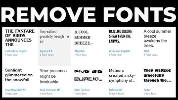 How to uninstall custom font in windows 10 | Remove downloaded ttf Font