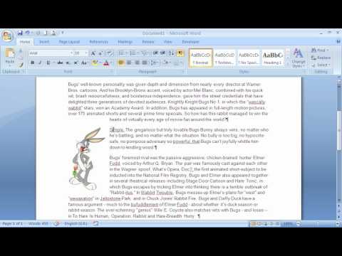 The Picture Anchor Tool in Microsoft Word