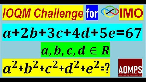 If a+2b+3c+4d+5e=67, find minimum (a^2+b^2+c^2+d^2+e^2 ).