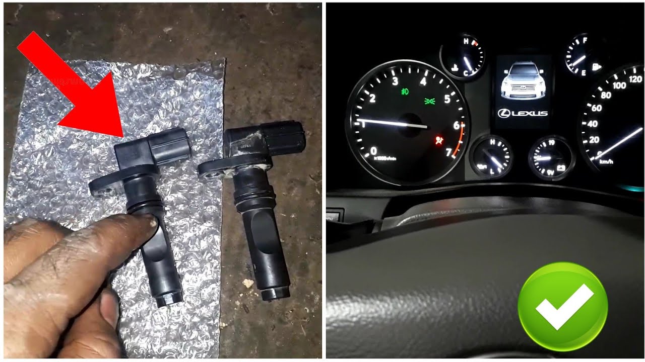 lexus crank sensor replace YouTube