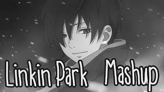 【Nightcore】→ Linkin Park Mashup (animated) || Lyrics chords