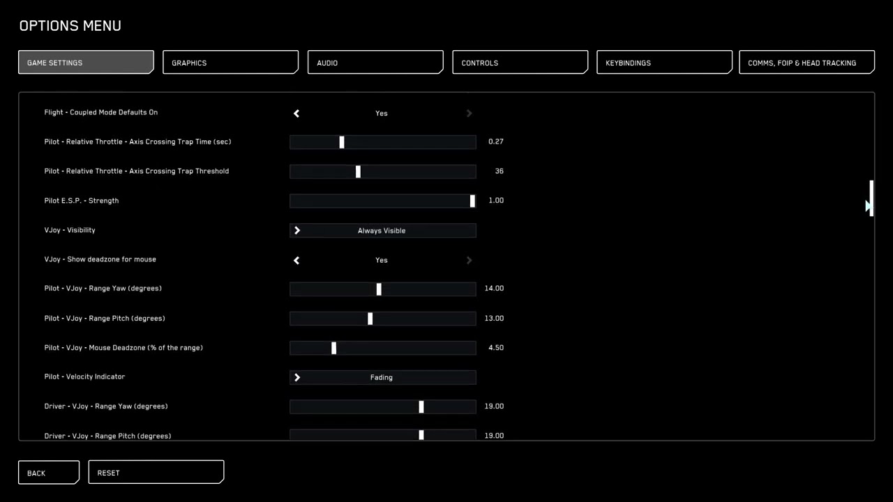 How To Adjust Pilot Vjoy Deadzone In Star Citizen