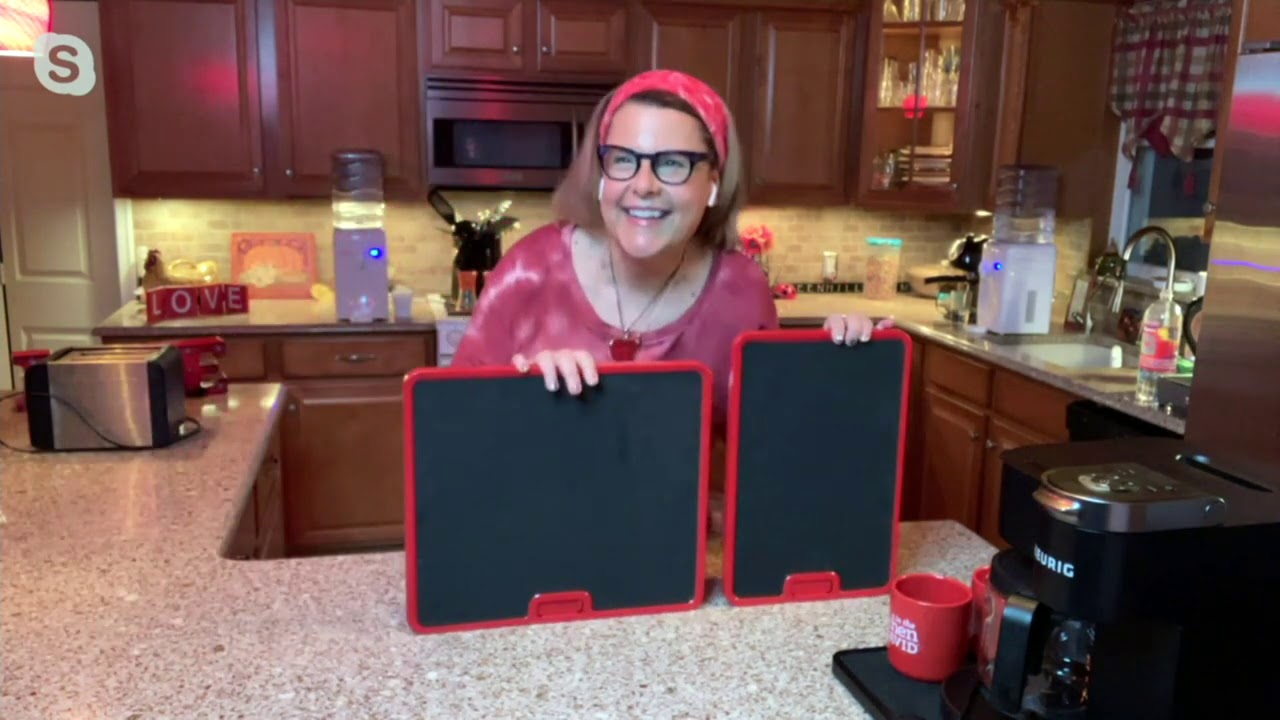 Nifty Small & Large Countertop Appliance Rolling Trays on QVC 