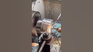 Manual machining top hat bushings on the Lathe