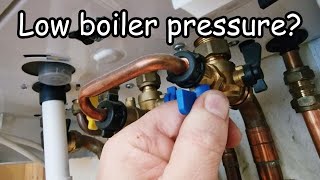 how to increase boiler pressure on an ideal logic combi