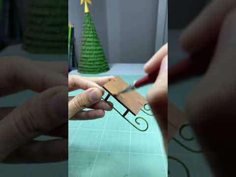 Vídeo: Artesanato de Natal DIY: como fazer o trenó do Papai Noel