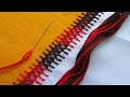 Randa Embroidery | Decorative Joining of Two Edges | Hand Embroidery School #79