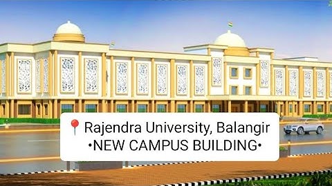 📍Rajendra University Balangir new campus building✨ // Department tour of political science // Vlog
