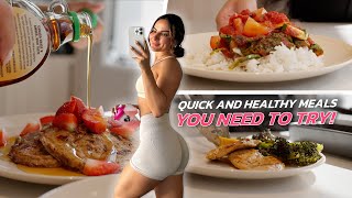 SIMPLE, QUICK AND EASY MEALS - WHAT I EAT IN A DAY | Krissy Cela