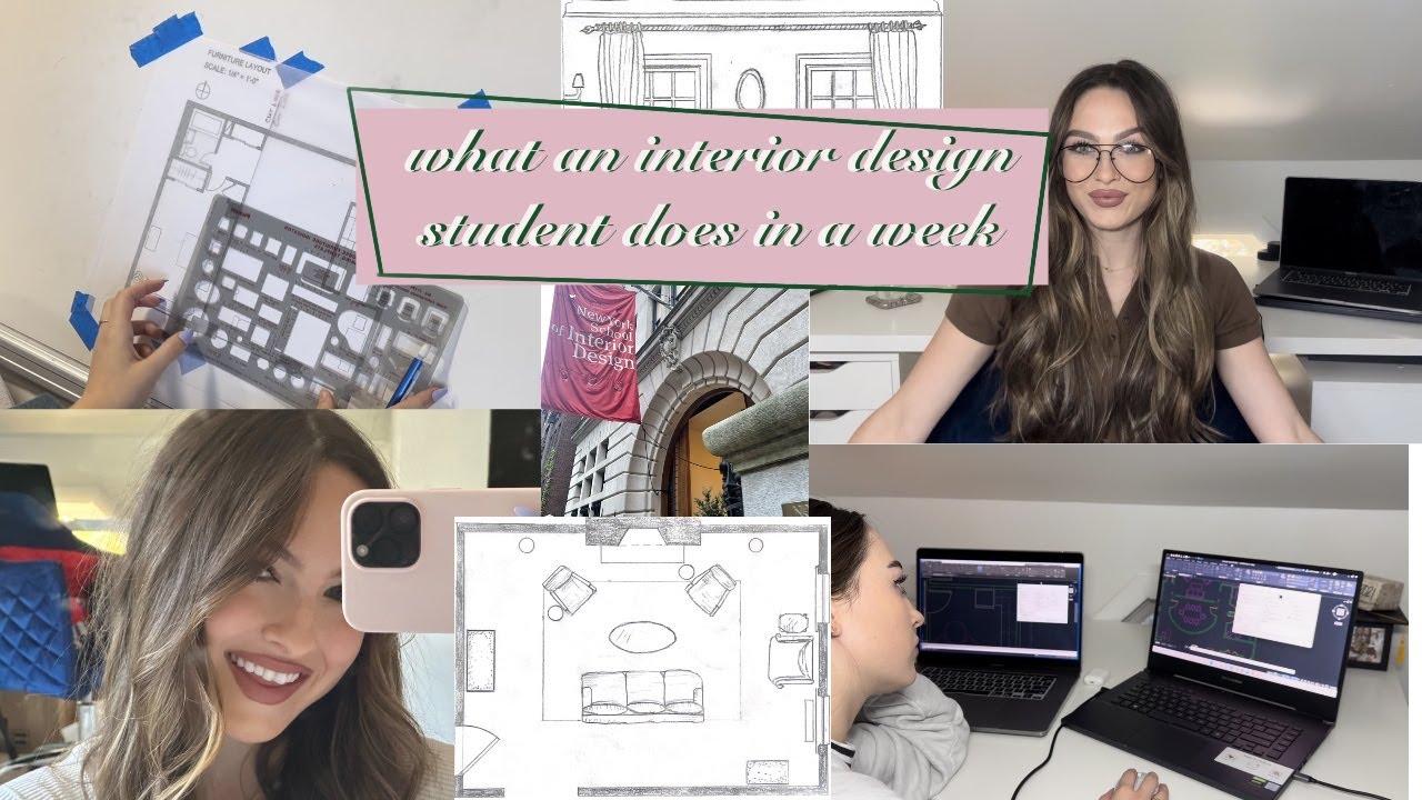 week in my life as an interior design student | new york school of interior design