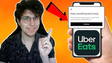 Er is een fout opgetreden bij het verwerken van uw aanvraag Uber Eats