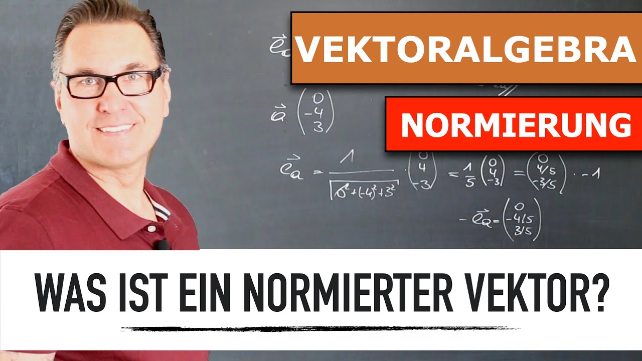 Wie normiere ich einen Vektor? | Normierung eines Vektors | Einheitsvektor | parallele Vektoren