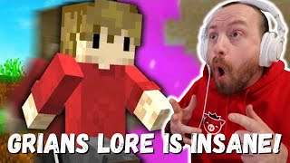 CRAZY GRIAN LORE! Grian's Lore on HermitCraft is INSANE. (REACTION!) Animagician
