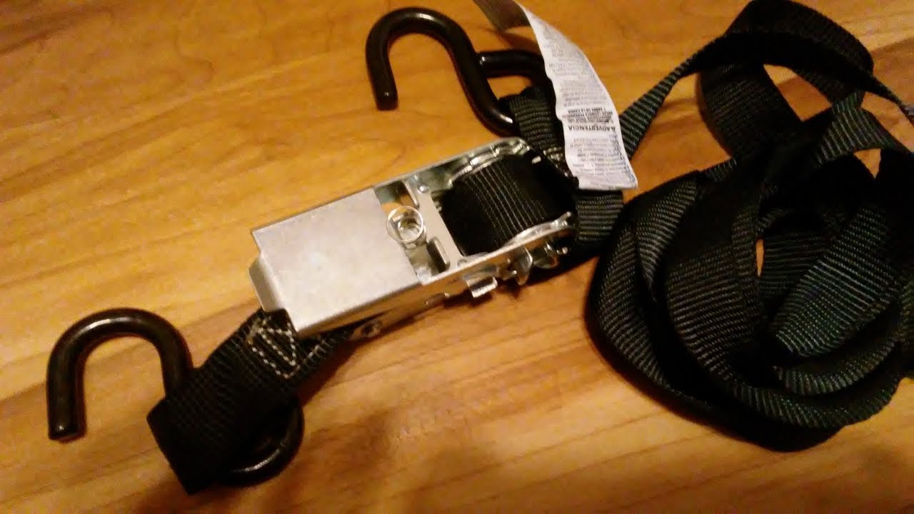 How to Use a Ratchet Tie Down YouTube