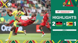 Malawi 🆚 Zimbabwe Highlights - #TotalEnergiesAFCON2021 - Group B