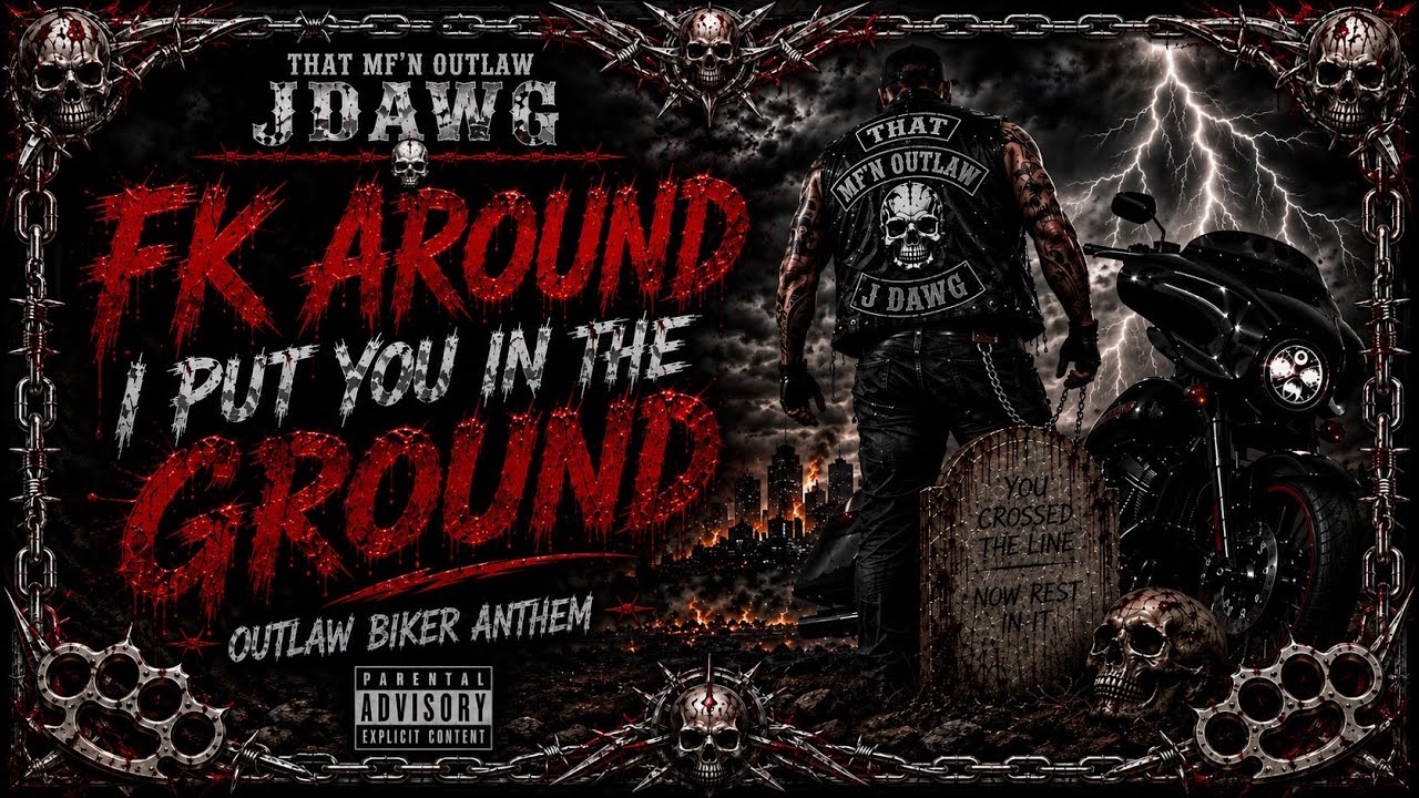 Watch 💀 FK AROUND — I PUT YOU IN THE GROUND | THAT MF’N OUTLAW JDAWG | Outlaw Biker Anthem 2026 #biker on YouTube Watch 💀 FK AROUND — I PUT YOU IN THE GROUND | THAT MF’N OUTLAW JDAWG | Outlaw Biker Anthem 2026 #biker on YouTube