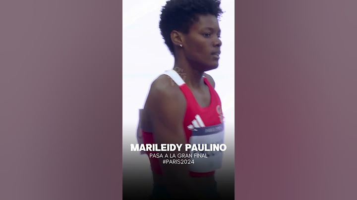 MARILEIDY PAULINO PASA a FINAL 🥇#marileidypaulino #atletismo #record #deportes #Paris2024 #atletismo
