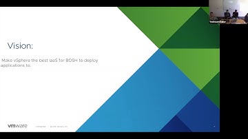 Open Source Webinar - BOSH and the vSphere Cloud Provider Interface
