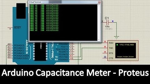 How to measure Capacitance using Arduino? - Proteus Simulation tutorial # 28