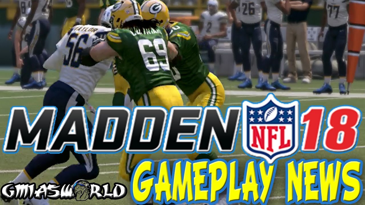 Madden 18 Gameplay NEWS!! CHARGERS VS PACKERS!! Madden NFL 18 Blogs Released!!