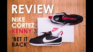 Kung Fu Kenny👲🏿 || Nike Cortez Kenny 3 'Bet It Back' by Kendrick Lamar  Review and On Feet - YouTube